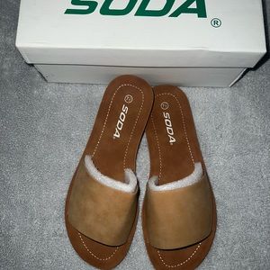 Soda open toed sandals
